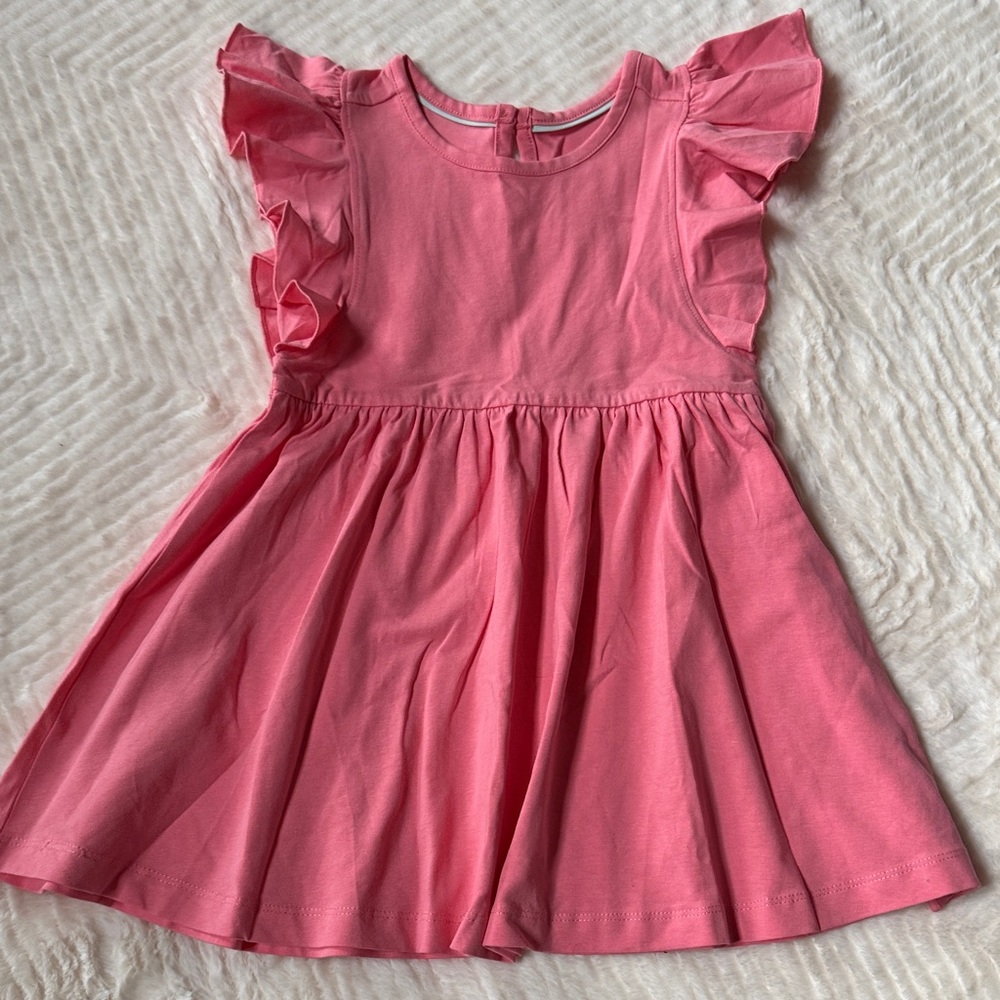 Rufflebutts Flutter Sleeve Dress